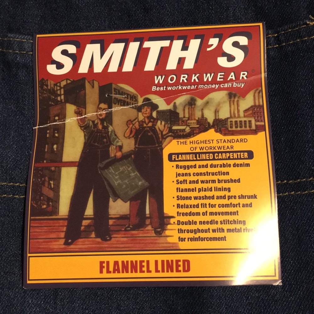 NEW Smith’s Flannel Lined Jeans